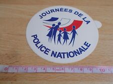 Autocollant journées police d'occasion  Toulon-