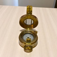 Brújula de trabajo de latón macizo regalo náutico para explorador o viajero segunda mano  Embacar hacia Mexico