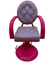 Cadeira de salão de cabeleireiro American Girl Truly Me Beauty para boneca 18" rosa roxo comprar usado  Enviando para Brazil