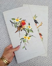 Vintage embroidered needlework for sale  HULL