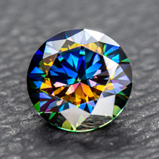 Pietra moissanite viola usato  Italia