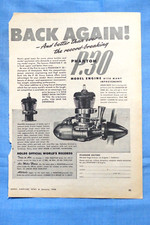 Motor Phantom P.30 - Anúncio - Janeiro de 1946 comprar usado  Enviando para Brazil