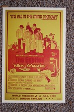 Pôster da turnê concerto dos Beatles cartão lobby submarino amarelo-- comprar usado Pôster da turnê concerto dos Beatles cartão lobby submarino amarelo-- comprar usado  Enviando para Brazil