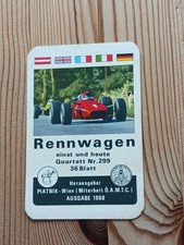 Rennwagen einst quartett gebraucht kaufen  Ölbronn-Dürrn