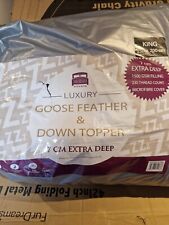 Goose feather topper for sale  GRAYS