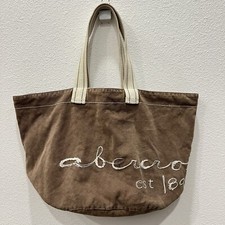 ABERCROMBIE FITCH Y2K BOLSA TOTE PEQUENA MARROM VINTAGE ABERCROMBIE 19 X19 WHIMSIGOTH comprar usado  Enviando para Brazil