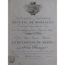 Blangini félix recueil d'occasion  Blois