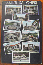 Cartolina pompei multi usato  L Aquila