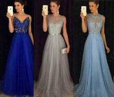 Vestido De Cóctel Largo De Fiesta Noche De Dama De Honor Boda Para Mujer Vestidos comprar usado  Enviando para Brazil
