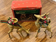 Brass deer candle for sale  Austin