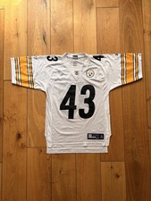Camiseta Vintage Reebok Pittsburgh Steelers 2005-06 Polamalu #43 NFL On-Field, usado comprar usado  Enviando para Brazil