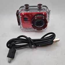 Câmera de Vídeo Digital Vivitar DVR 786HD Vermelha Full HD com Estojo Impermeável Nova Sem Caixa comprar usado  Enviando para Brazil