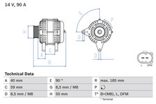 Bosch lichtmaschine generator gebraucht kaufen  Oberlungwitz