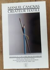 Affiche manuel canovas d'occasion  Paris XVIII