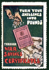 War savings certificates for sale  BATH
