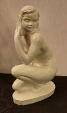 Figur frauenfigur hockend gebraucht kaufen  Lemwerder