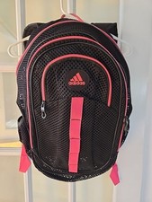 Mochila Adidas Hermosa II malha preta e rosa bolsos com zíper comprar usado  Enviando para Brazil