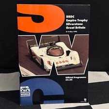 1992 SILVERSTONE SWC 500KM PROGRAMA DE CORRIDA SILKKCUT PEUGEOT 905 EVO MAZDA MXR C1, usado comprar usado  Enviando para Brazil