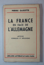 Gaxotte face allemagne d'occasion  Montluçon