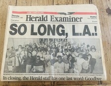 herald examiner for sale herald examiner for sale San Pedro