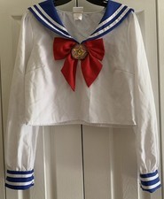Sailor Moon Hot Topic Exclusivo Tamanho S Uniforme Escolar Uso Anime comprar usado  Enviando para Brazil