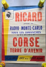 Affiche publicitaire ricard d'occasion Affiche publicitaire ricard d'occasion  Valenciennes