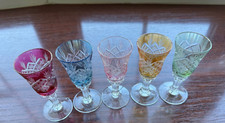 Vintage colored cordial for sale  NEWARK