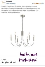 Modern chandelier dining for sale  Benton