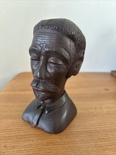 Carved wooden head for sale  Shipping to Ireland