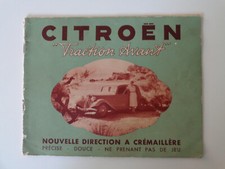 Brochure citroen traction d'occasion  Besançon