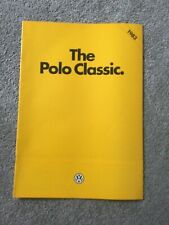 Polo classic 1983 for sale  WEYMOUTH