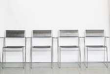 Nuova X-Line Stühle von Niels Jørgen Haugesen für Hybodan AS, Set of Four comprar usado  Enviando para Brazil