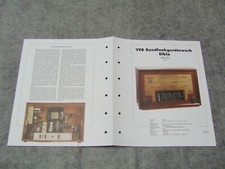 Schaltplan röhrenradio veb gebraucht kaufen  Hörstel