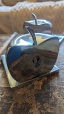 Chrome apple bookends for sale  RYDE