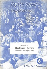 Football programme leyton for sale  FARINGDON