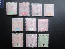 Sierra leone 1896 for sale  SLOUGH