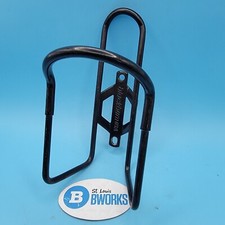 Gaiola de garrafa de água vintage Blackburn EUA liga tubular preta l30, usado comprar usado  Enviando para Brazil