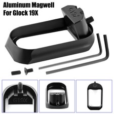 Alumínio alargado 2025 para Glock 19X Magwell - Sem alça traseira NBS - Preto comprar usado  Enviando para Brazil