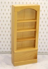 Vitrine/estante de madeira de pinho brilhante com 4 prateleiras - Miniatura para casa de bonecas comprar usado  Enviando para Brazil