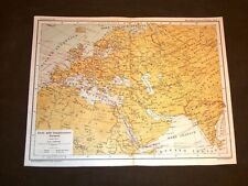 Antica carta geografica usato  Villarosa