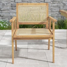 Teak wood rattan for sale  IPSWICH