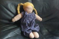 Waldorfpuppe blond blaues gebraucht kaufen  Gundelfingen