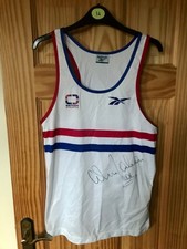 Singlet Reebok Colin Jackson 1998 assinado comprar usado Singlet Reebok Colin Jackson 1998 assinado comprar usado  Enviando para Brazil