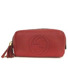 Bolsa cosmética GUCCI Soho couro borla vermelha/8BF0049 comprar usado  Enviando para Brazil