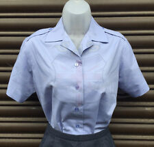 Blusa De Manga Corta Polycotton Azul Para Damas RAF Camisa Nueva comprar usado  Enviando para Brazil