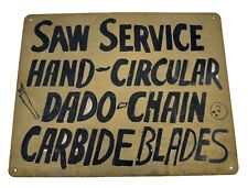 Vintage sign saw for sale  Lewisberry