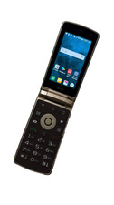 LG X100 brązowy inteligentny folder odblokowany 4G Android Flip 16GB microSD 3,3 cala Clamshell, używany na sprzedaż  Wysyłka do Poland