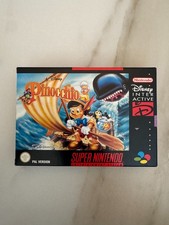 Disney´s Pinocchio Super Nintendo SNES PAL Collector MINT comprar usado  Enviando para Brazil
