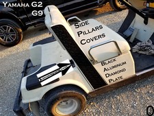Carrinho de golfe Yamaha G2/G9 placa de alumínio preto diamante CAPAS LATERAIS DE PILAR comprar usado  Enviando para Brazil