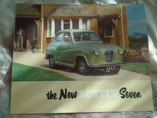 Austin seven brochure for sale  KINGS LANGLEY